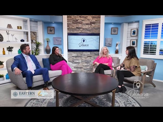 Chantal Apple on the set of WBOC's Delmarva Home Show